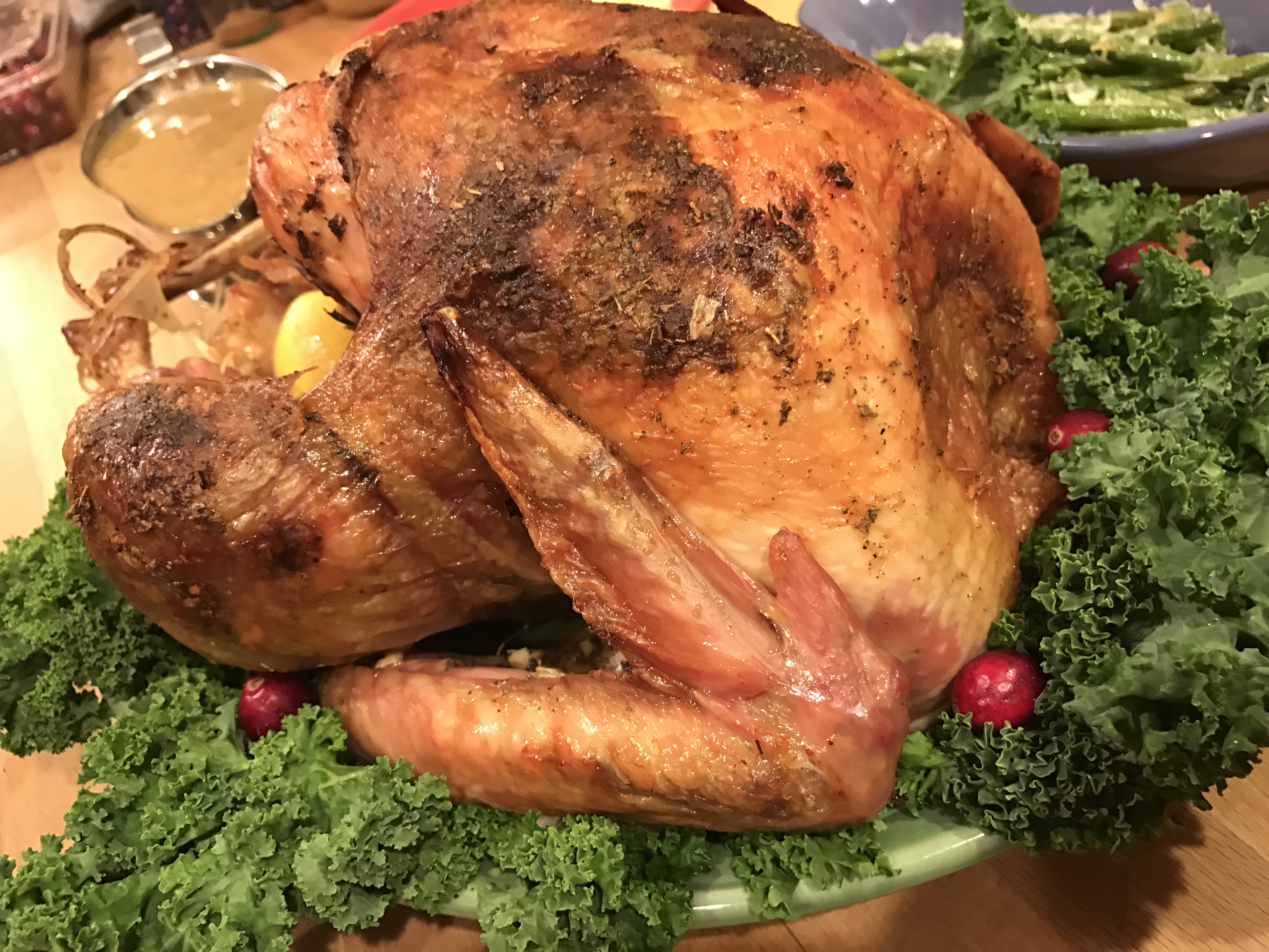 Easy Thanksgiving Sage and Butter Rubbed Turkey