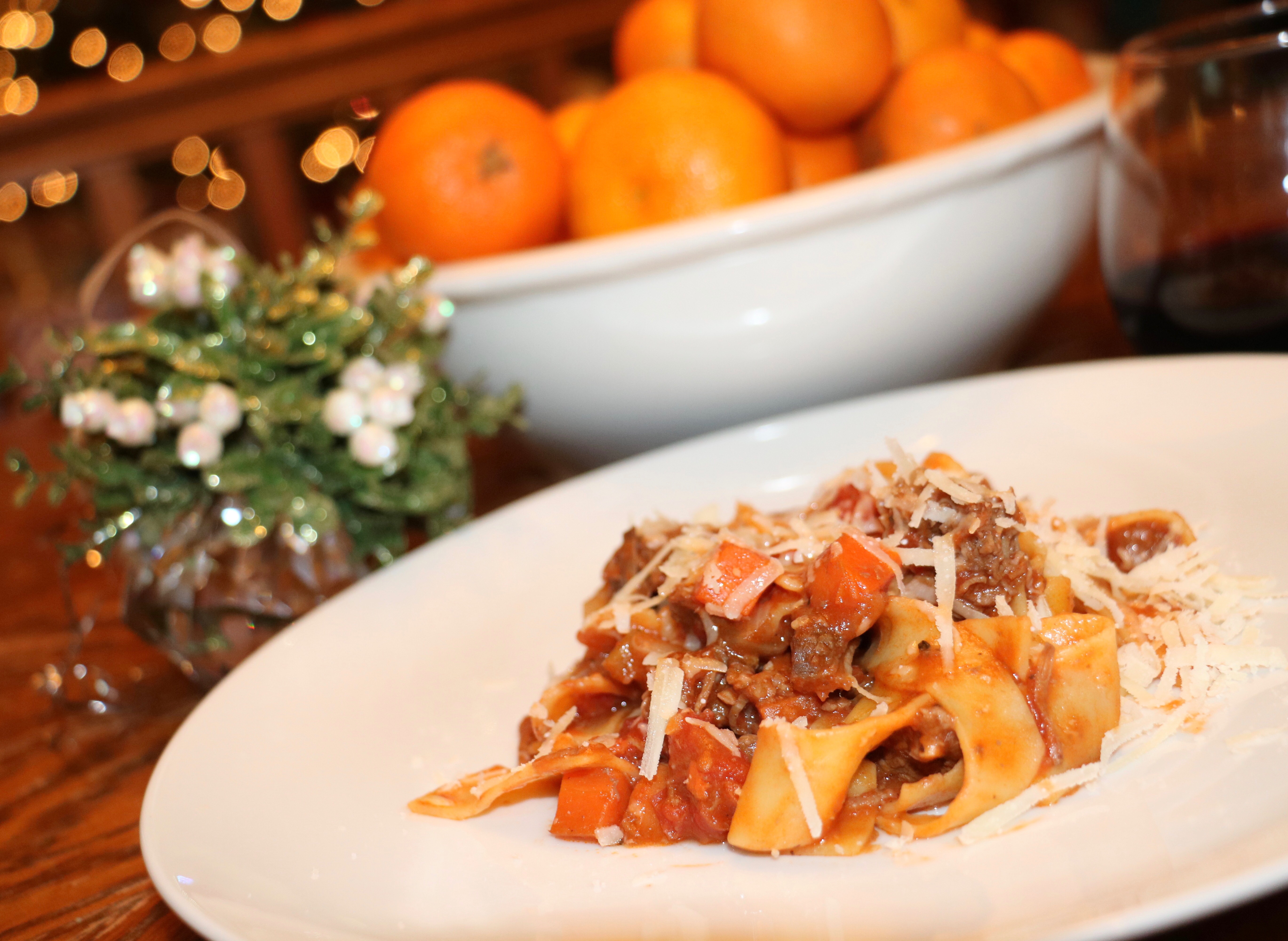 Slow Simmered Italian Beef Ragu with Parpadelle