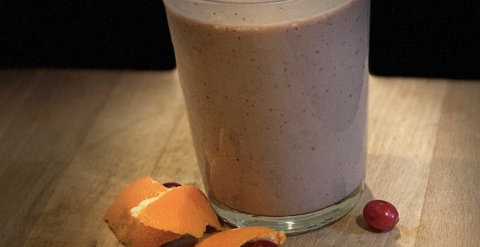 Vanilla Cranberry Orange Smoothie